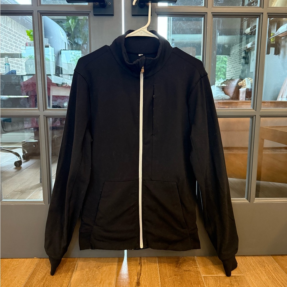 Men’s  lululemon zip up jacket black size medium